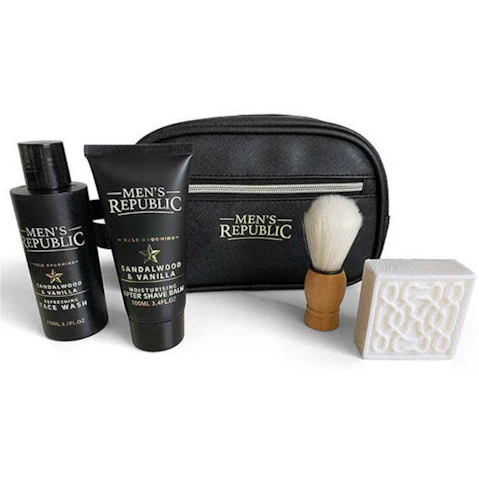 Men's Republic Cleansing Kit with Bag - 4 Piece