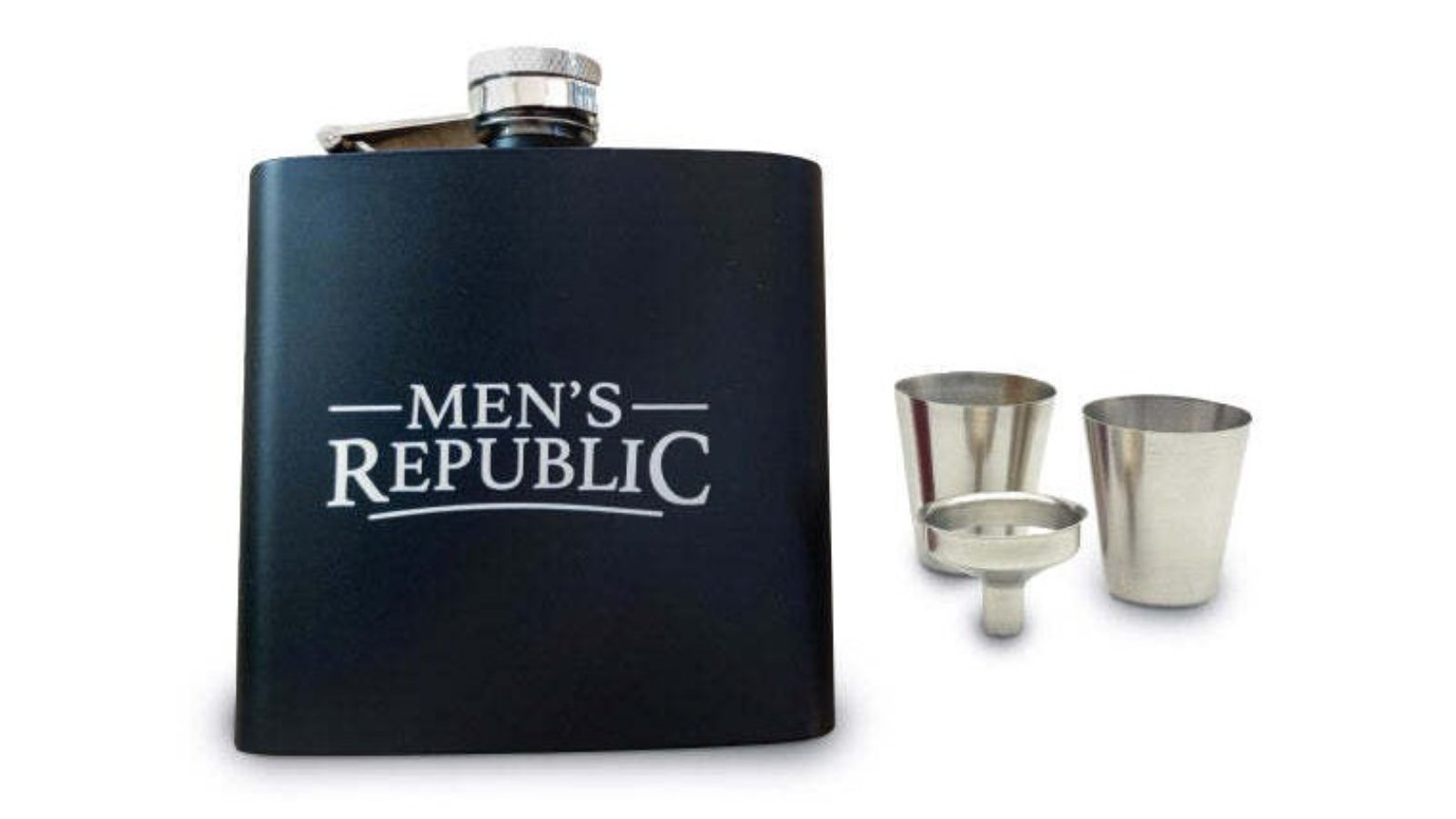 Men's Republic Hip Flask Funnel - 2cups