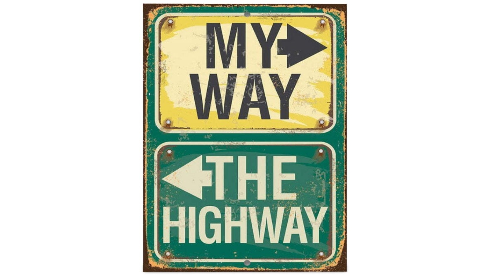 Men's Republic Sign My Way Highway - 33cm 