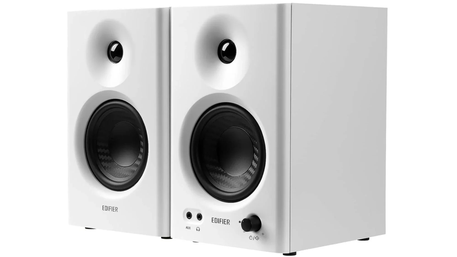 Edifier MR4 2.0 Studio Monitor Speaker System - White | Harvey Norman