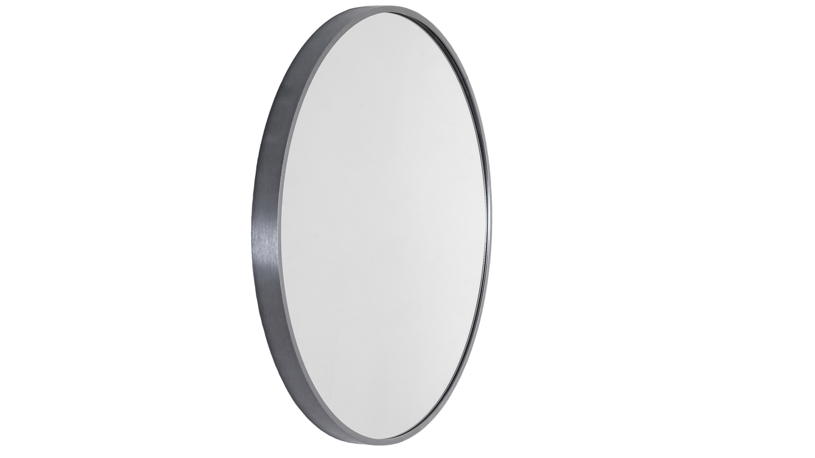 Remer 810mm Aluminium Frame Round Mirror - Gunmetal
