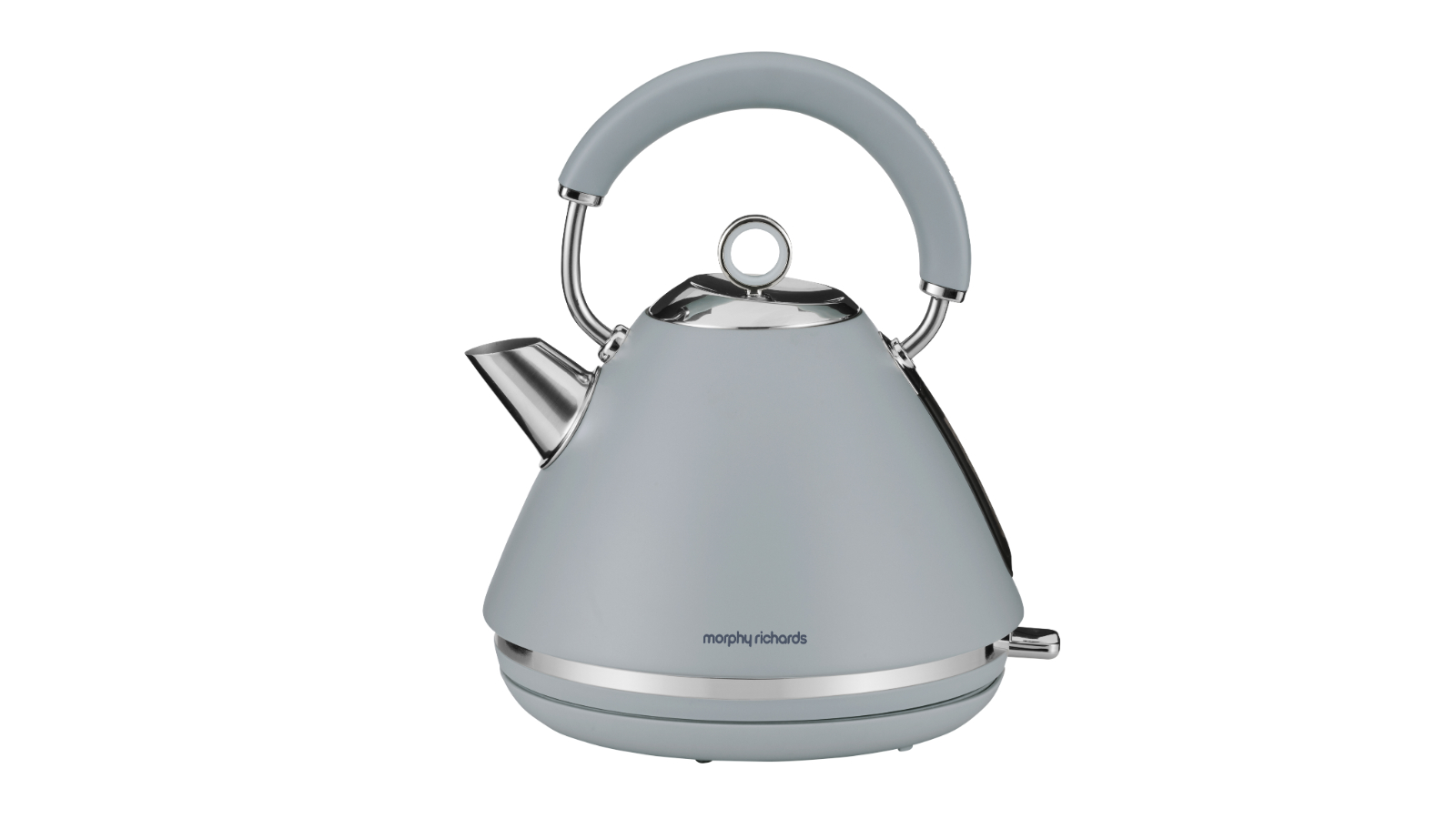 Morphy Richards Ascend Chrome Pyramid Kettle - Upward Blue