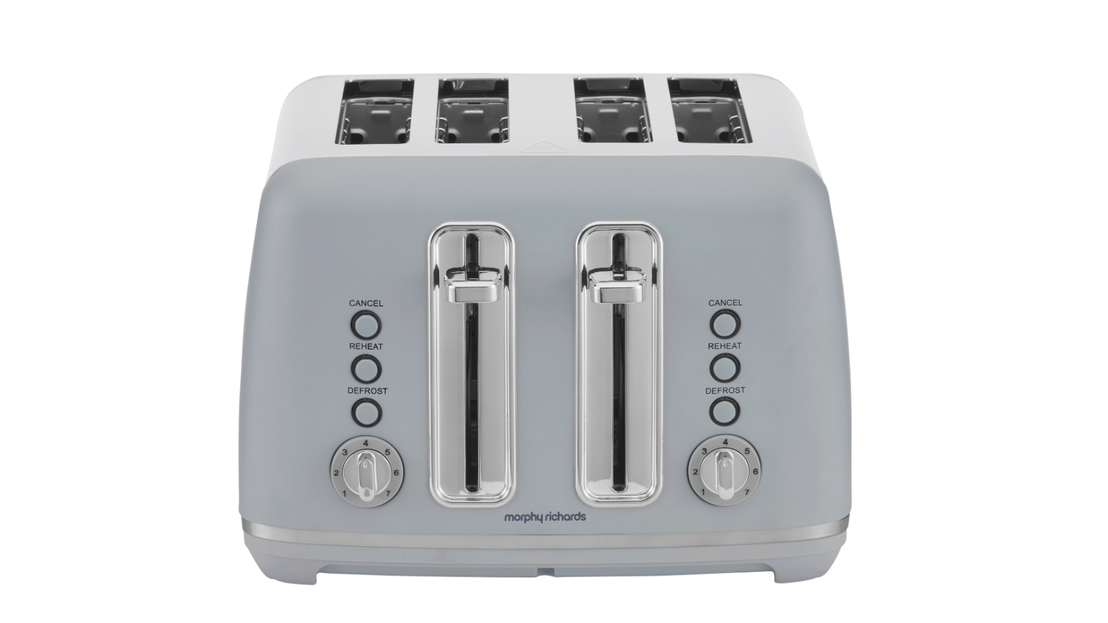 Morphy Richards Ascend Chrome 4 Slice Toaster - Upward Blue
