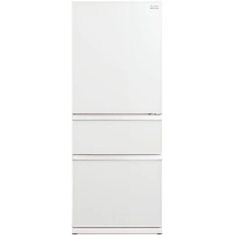 Mitsubishi Electric 450L CGX Series Bottom Mount Fridge - Glacier White
