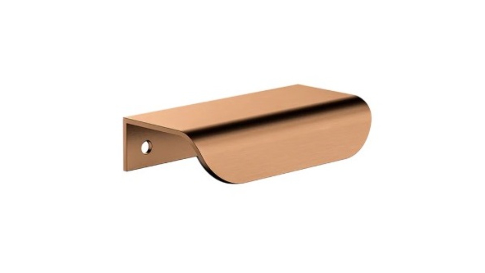 Meir Oppen 75mm Edge-Pull Cabinet Handle - Lustre Bronze