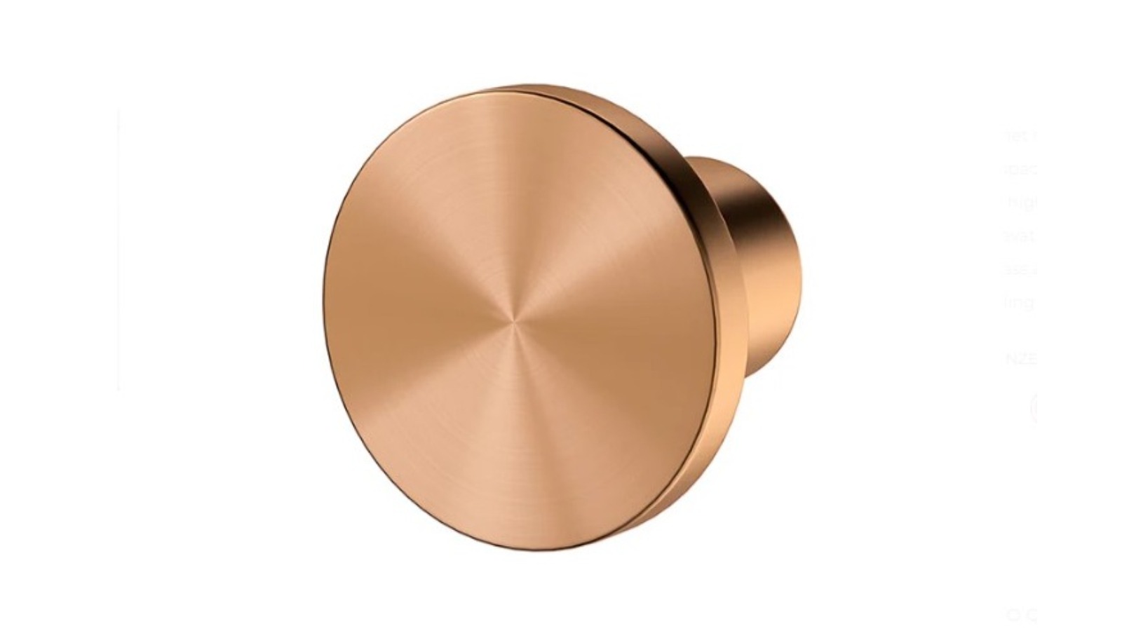 Meir Oppen Knob Cabinet Handle - Lustre Bronze