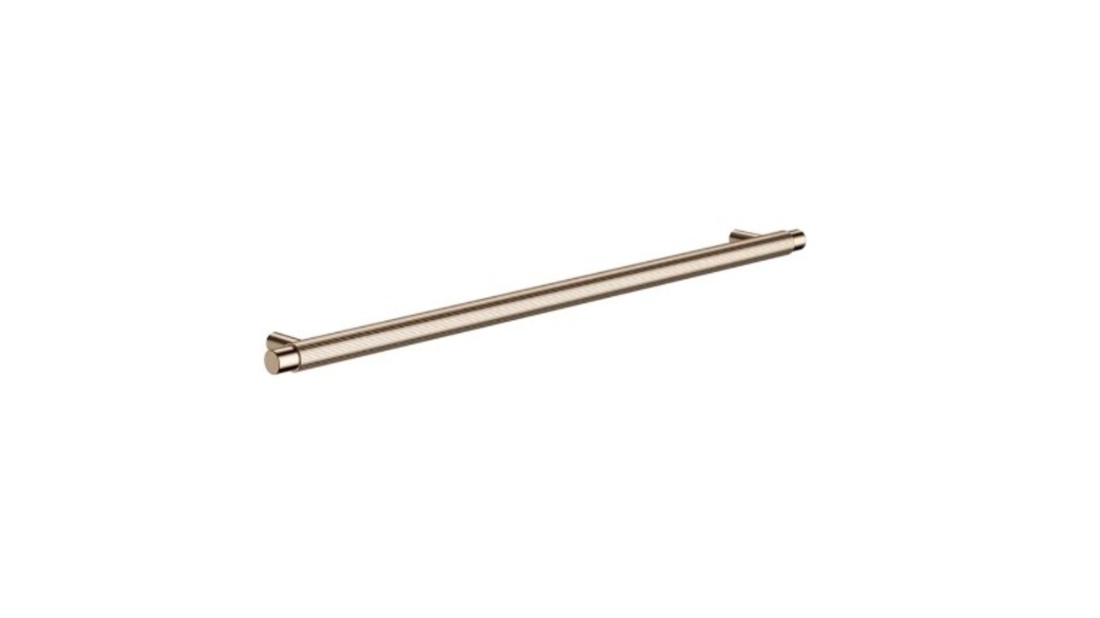 Meir Oppen 328mm Round Pull Linear Knurled Cabinet Handle - Champagne