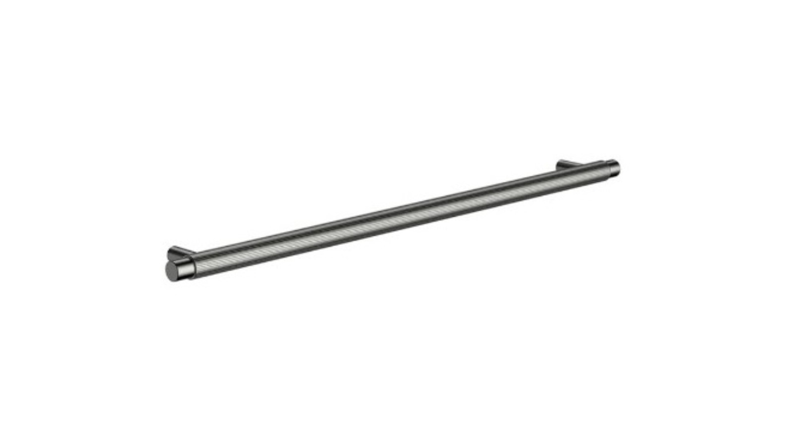 Meir Oppen 328mm Round Pull Linear Knurled Cabinet Handle - Shadow
