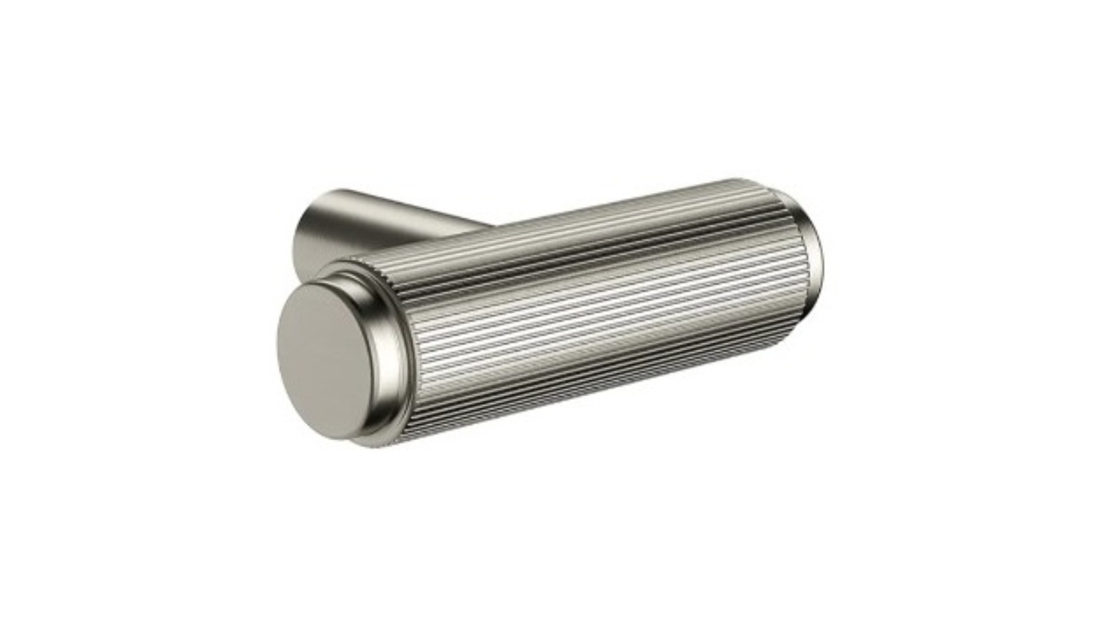 Meir Oppen 300mm T-Pull Linear Knurled Cabinet Handle - Brushed Nickel