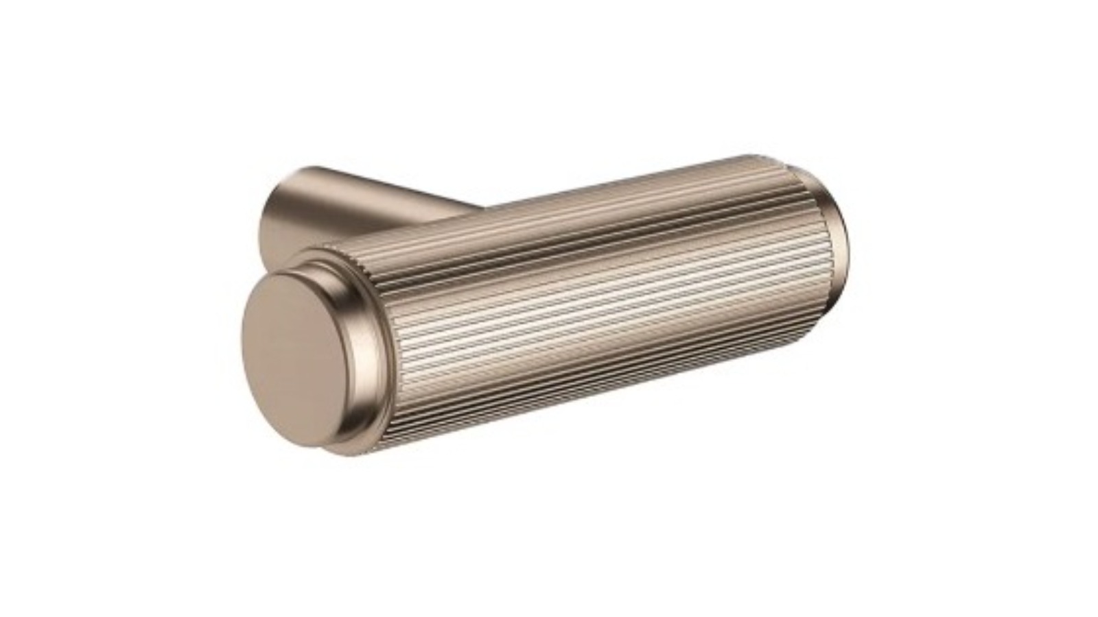 Meir Oppen 300mm T-Pull Linear Knurled Cabinet Handle - Champagne