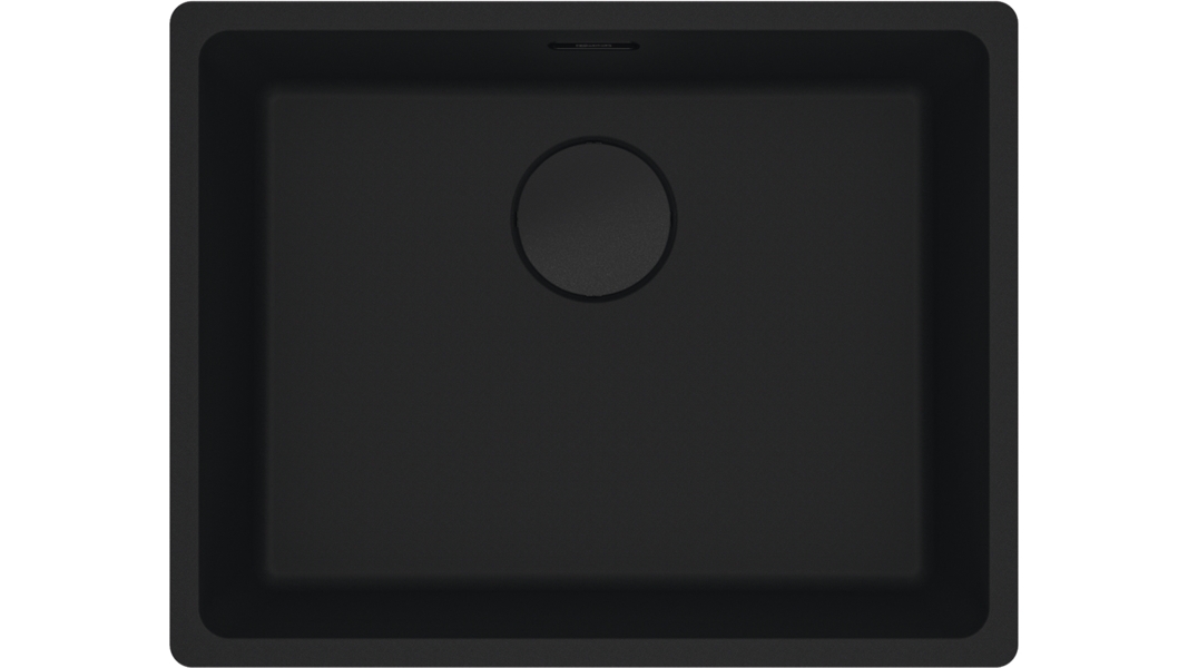 Franke Maris 520mm Single Bowl Flushmount Sink - Matte Black