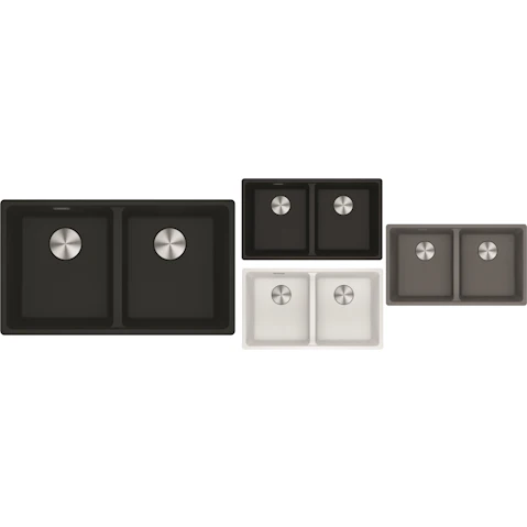 Franke Maris Double Bowl Topmount Sink with Extension Drainer
