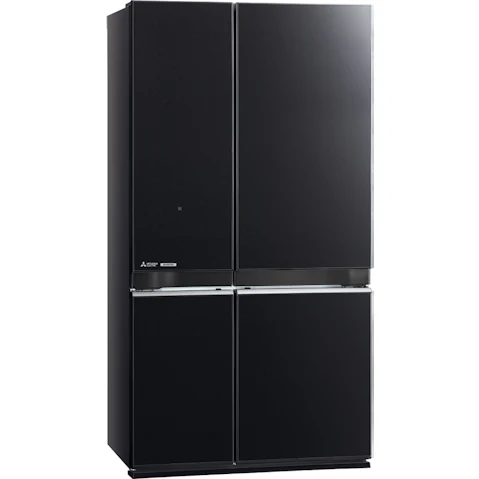 Mitsubishi Electric 635L L4 Series French Door Fridge - Brilliant Black