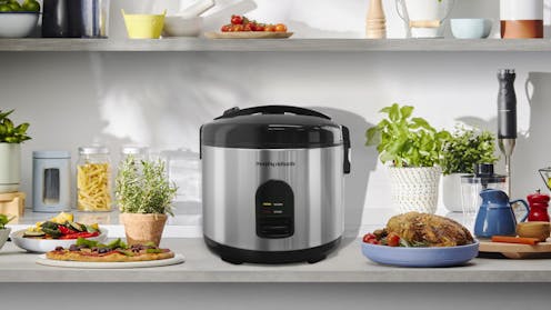 Morphy Richards 10 Cup Rice Cooker - Stainless Steel | Harvey Norman