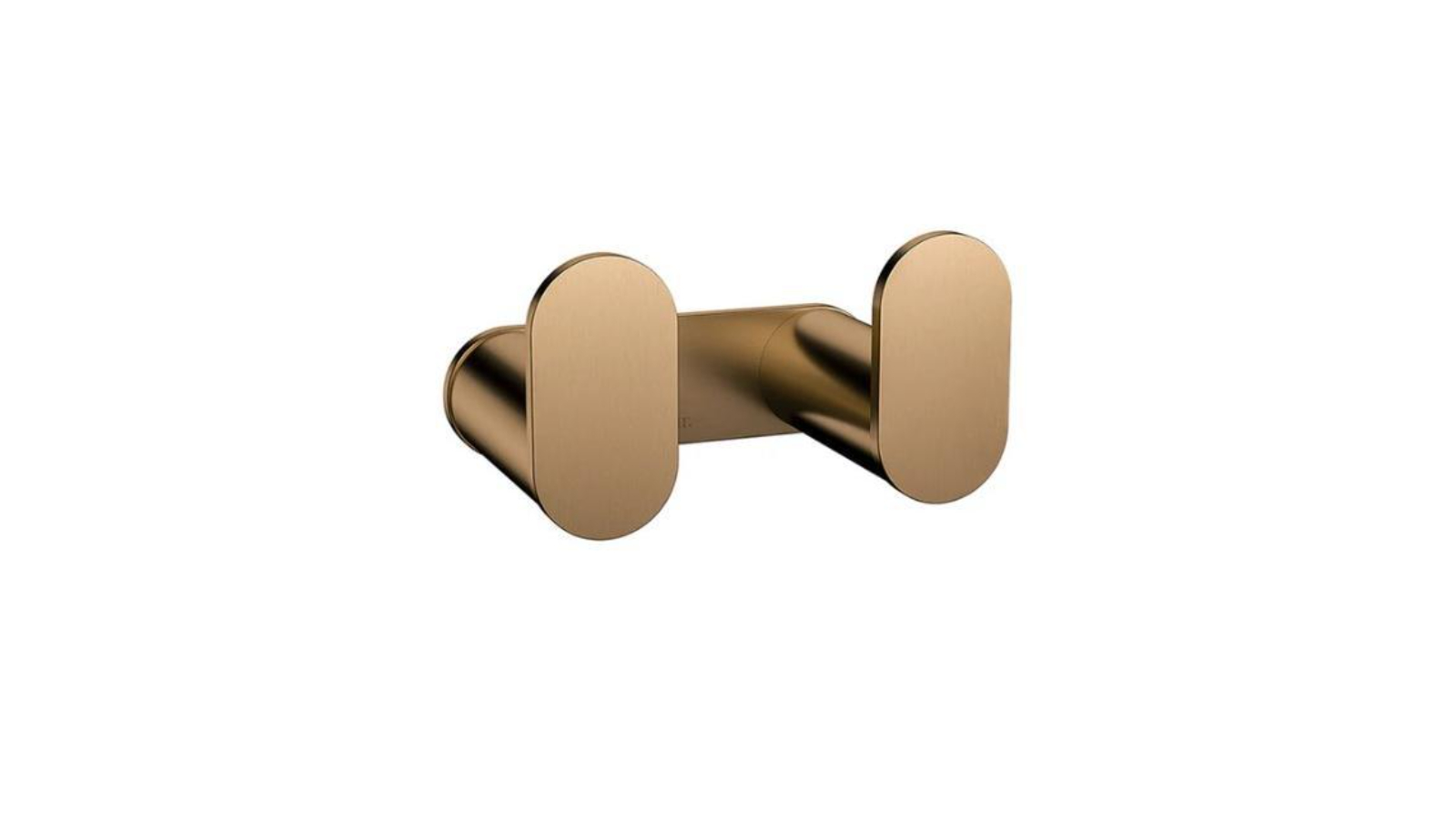 Meir Curvae Double Robe Hook - Lustre Bronze
