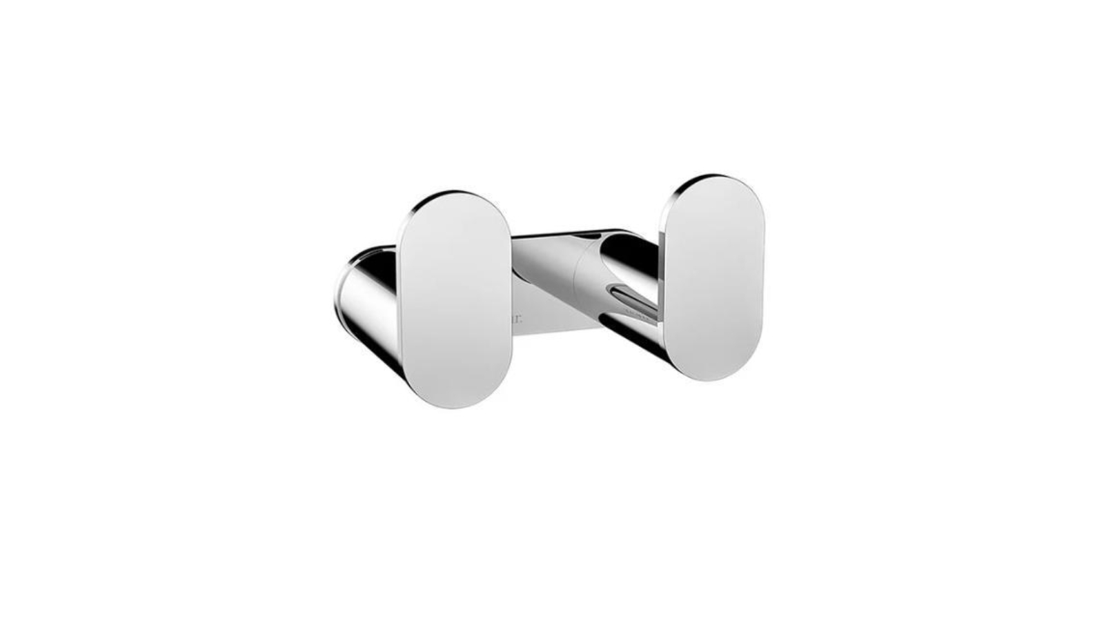 Meir Curvae Double Robe Hook - Chrome