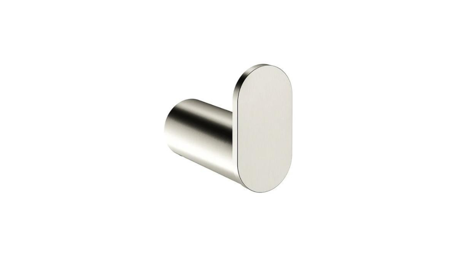 Meir Curvae Single Robe Hook - Brushed Nickel