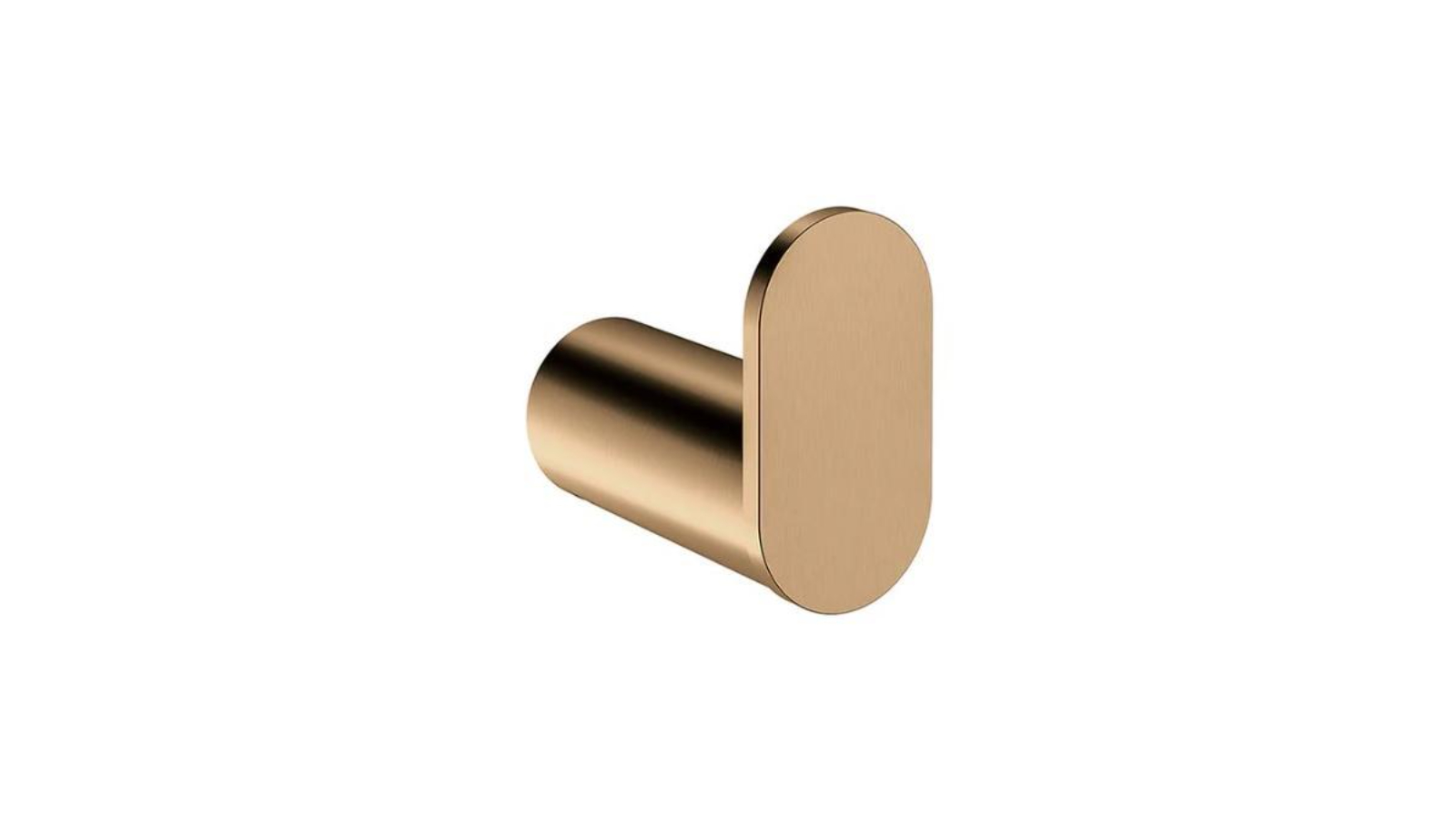 Meir Curvae Single Robe Hook - Lustre Bronze