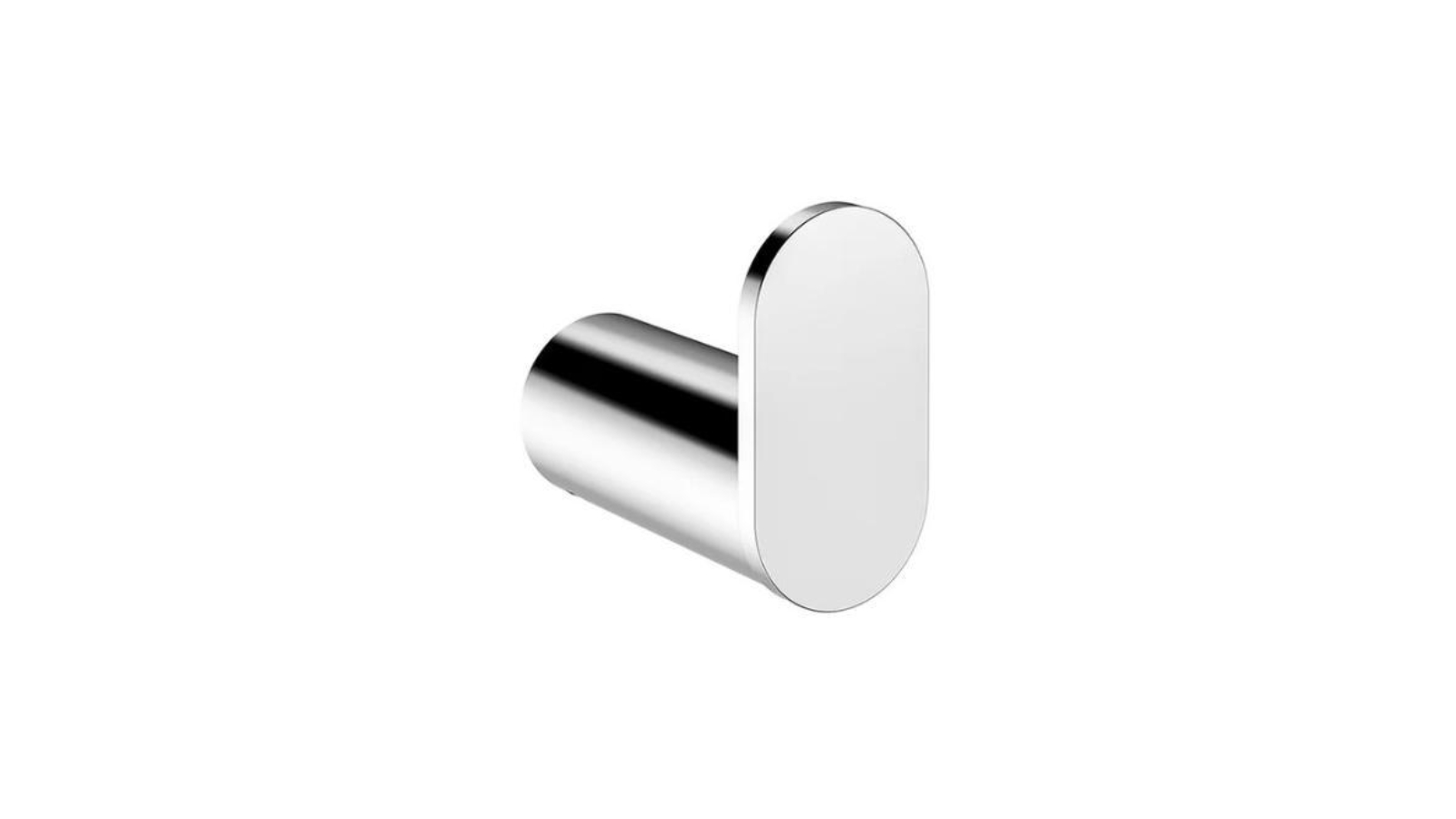 Meir Curvae Single Robe Hook - Chrome