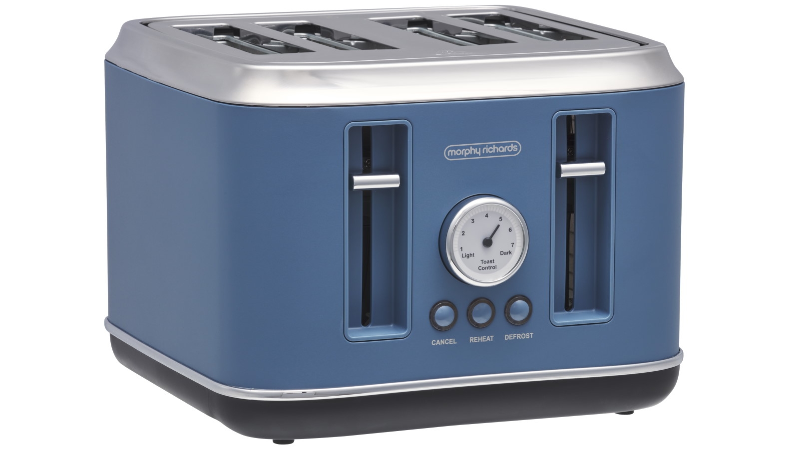 Morphy Richards Boutique Retro Design 4 Slice Toaster Thunder Blue