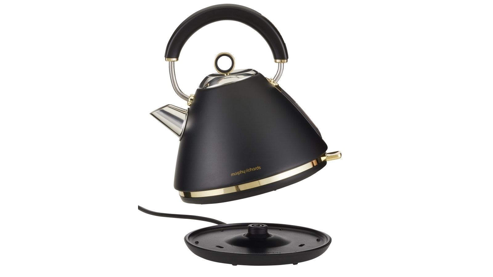Morphy Richards Ascend Soft Gold Kettle Black Harvey Norman