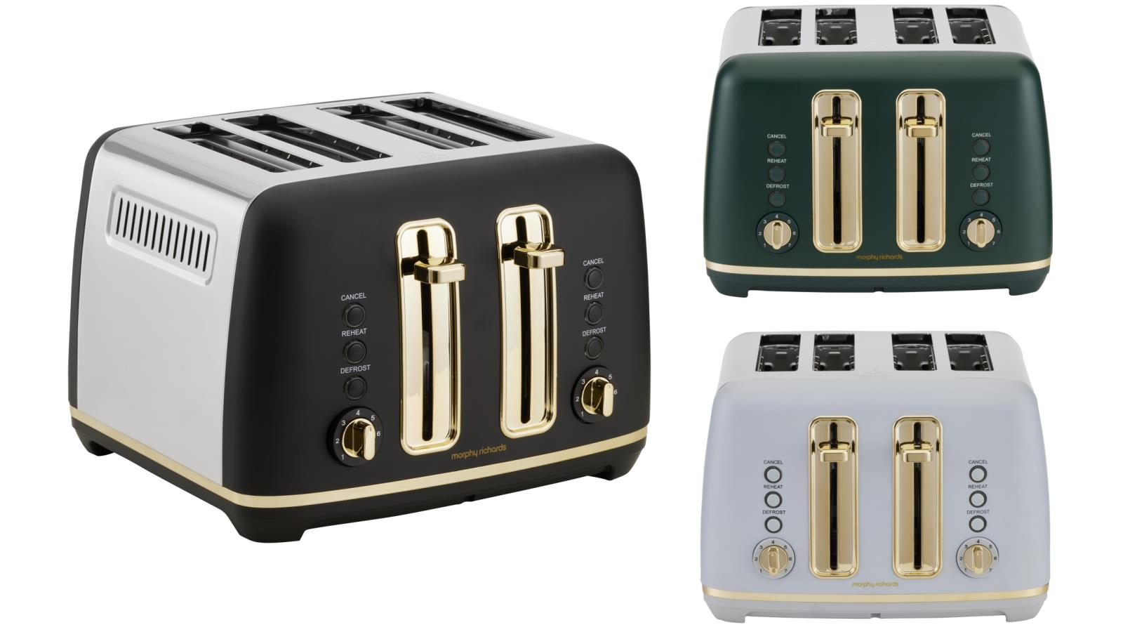 Morphy Richards Ascend Soft Gold 4 Slice Toaster Harvey Norman