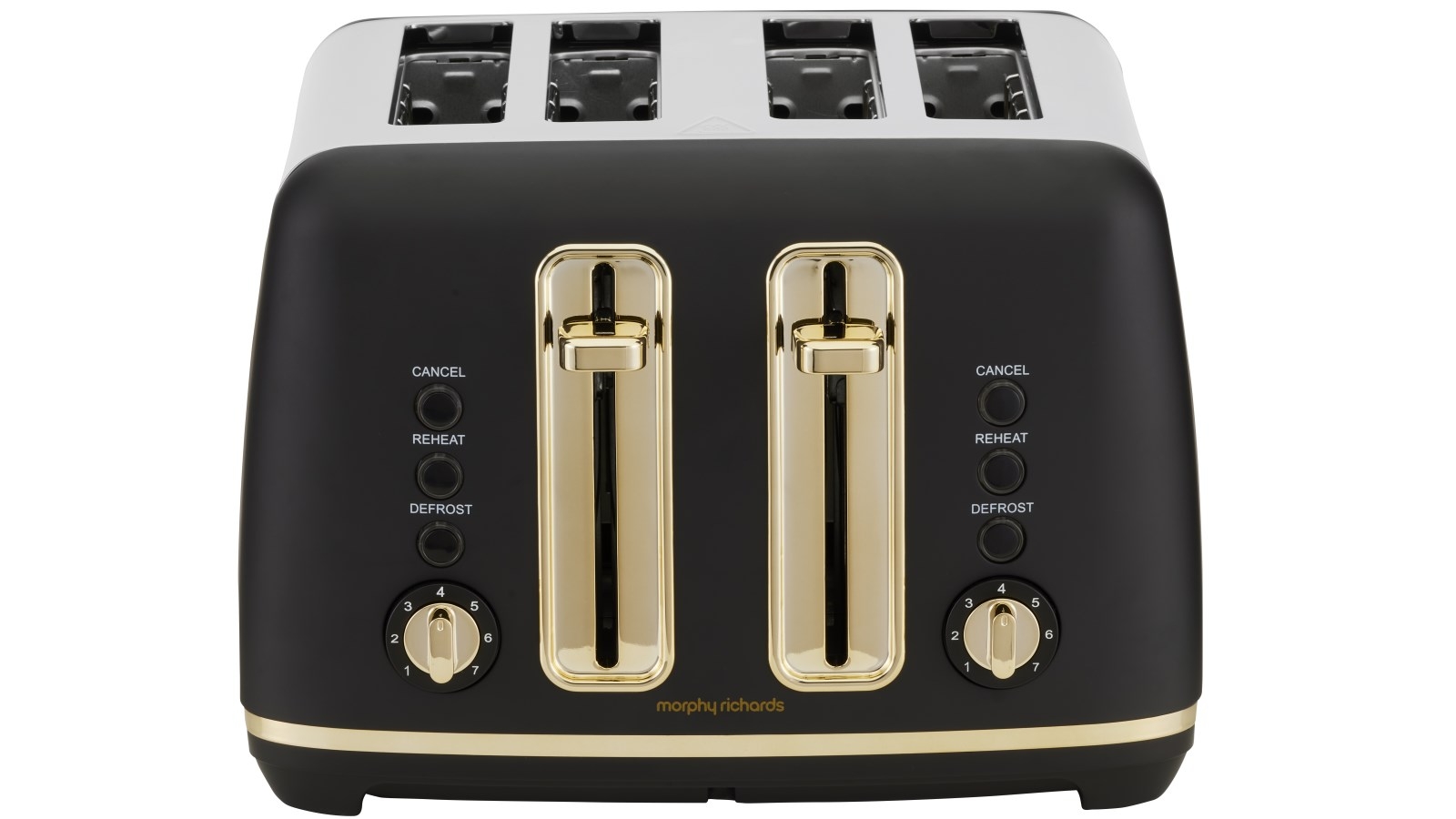 Morphy Richards Ascend Soft Gold 4 Slice Toaster - Black