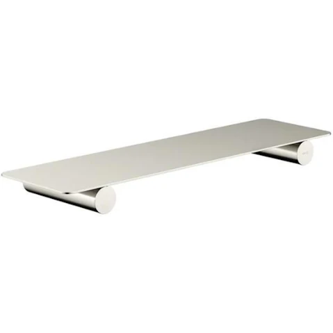 Meir Curvae 400mm Shower Shelf - Brushed Nickel