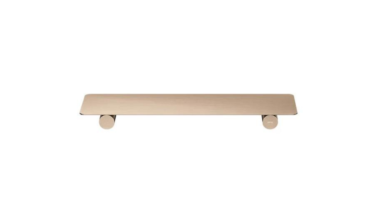 Meir Curvae 400mm Shower Shelf - Champagne