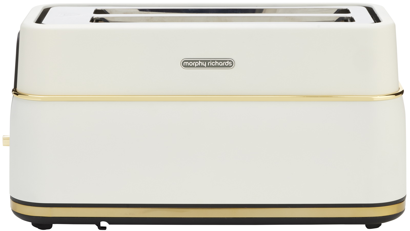 Morphy Richards Signature Soft Gold 4 Slice Long Slot Toaster - Matte White