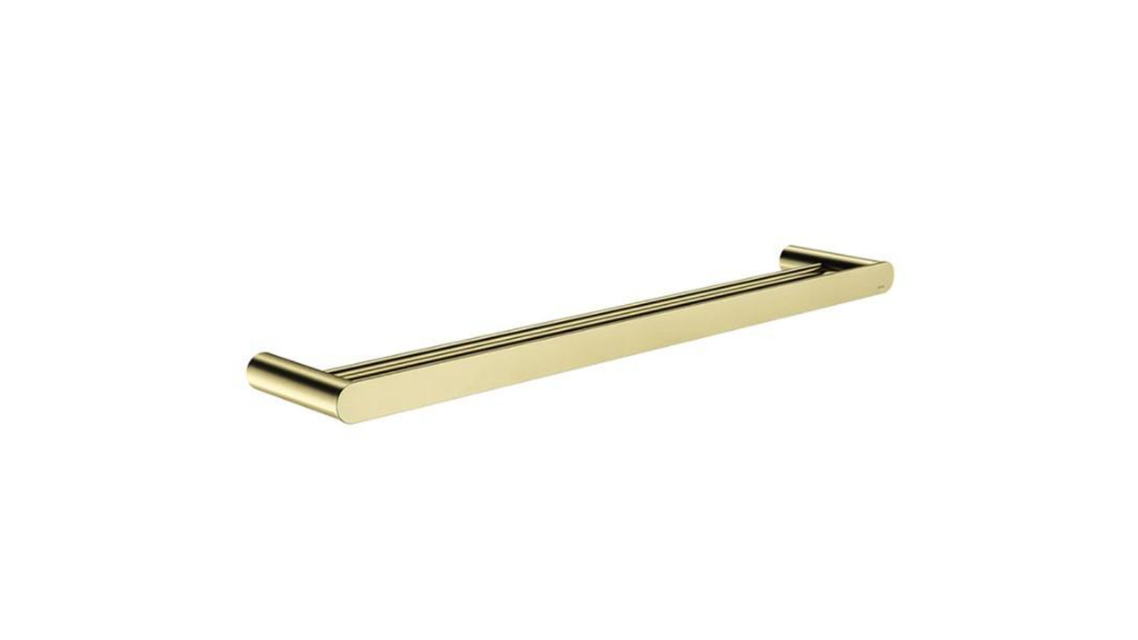 Meir Curvae 600mm Double Towel Rail - Tiger Bronze