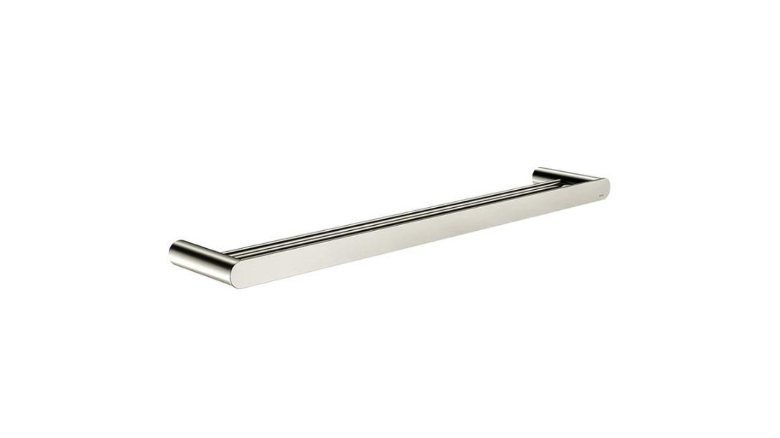 Meir Curvae 600mm Double Towel Rail - Brushed Nickel