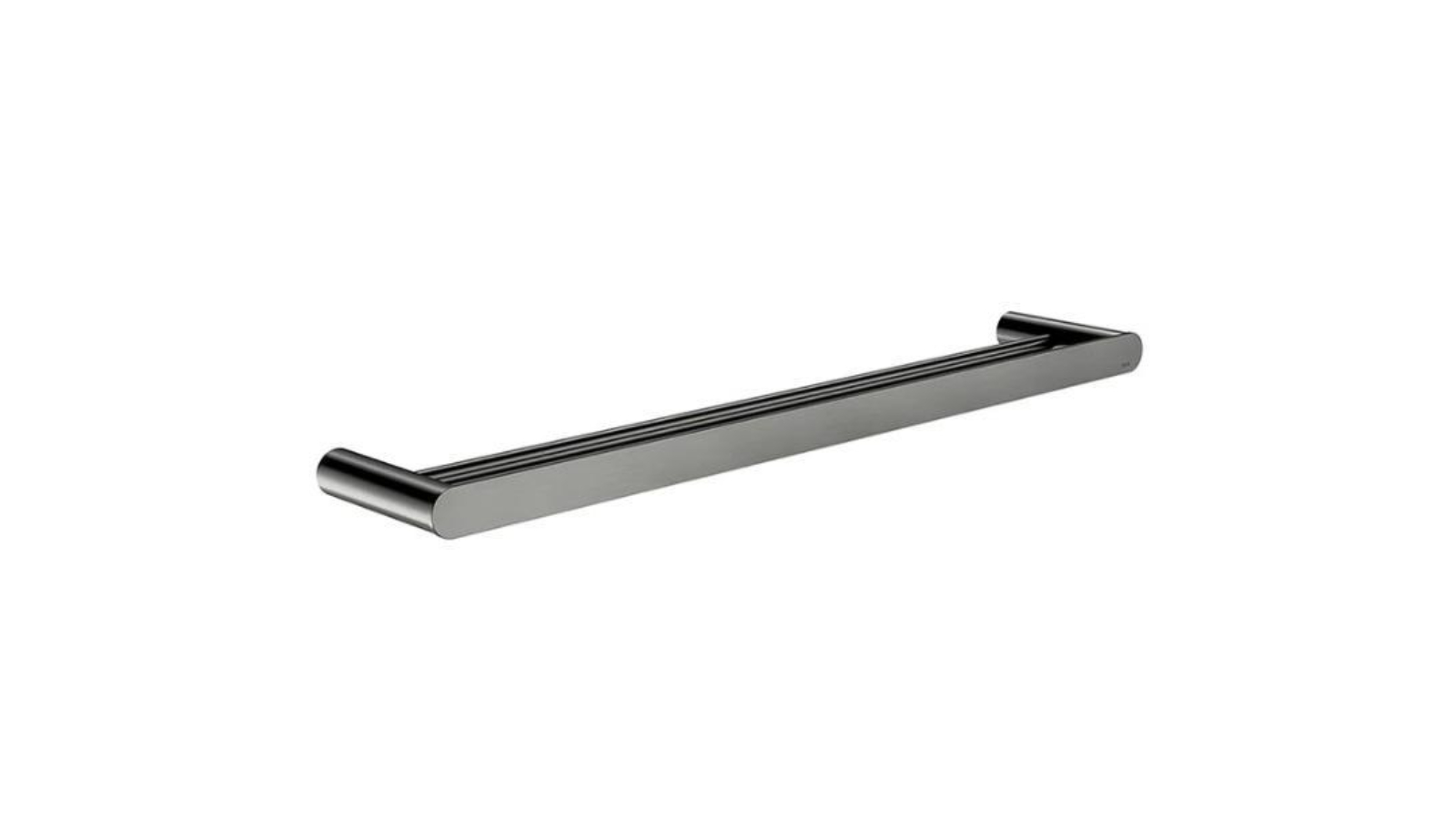 Meir Curvae 600mm Double Towel Rail - Shadow