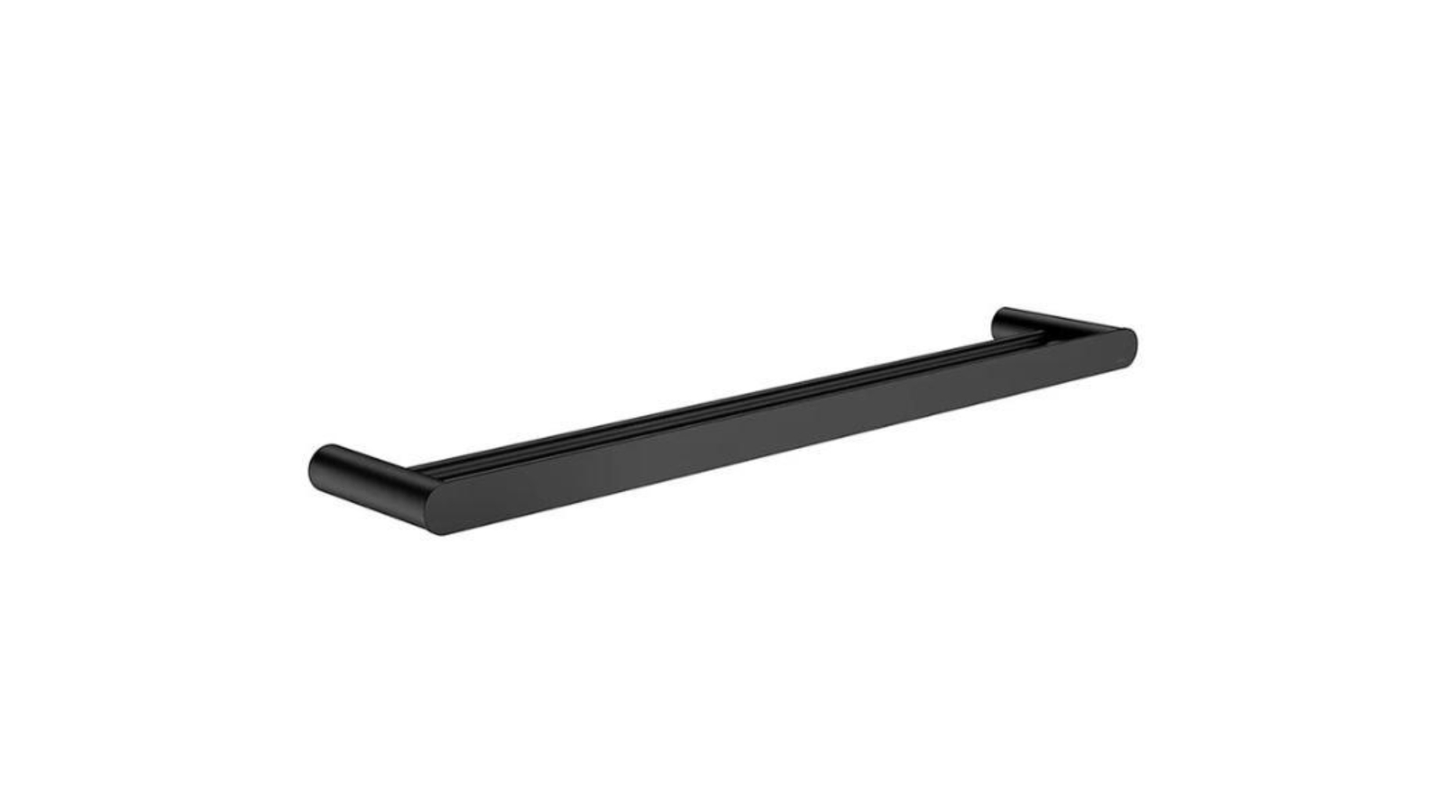 Meir Curvae 600mm Double Towel Rail - Matte Black