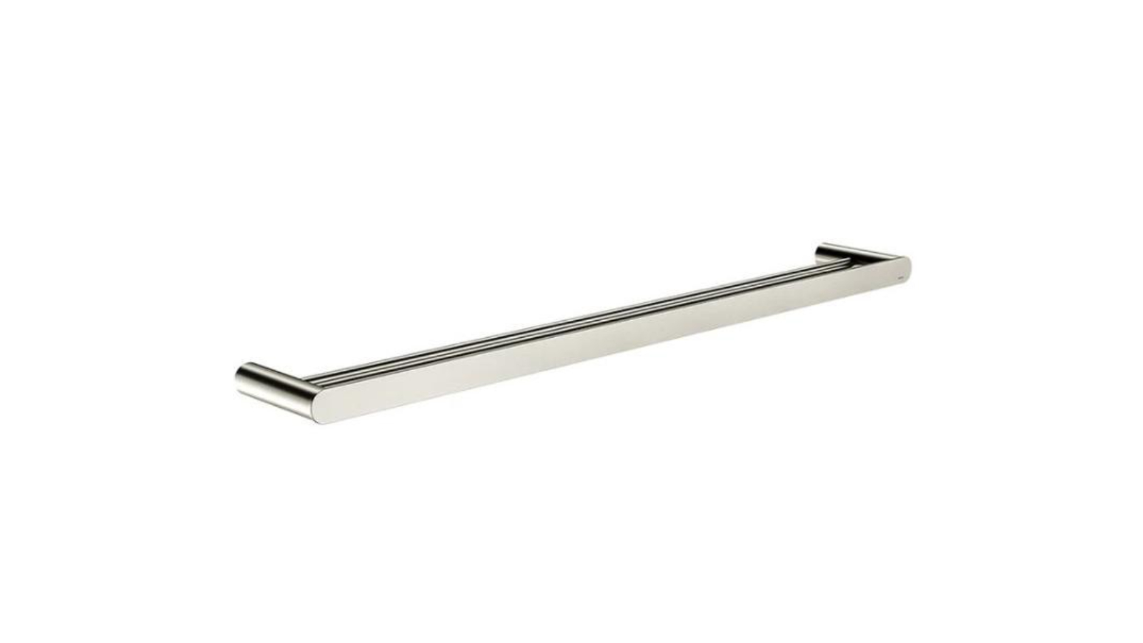 Meir Curvae 800mm Double Towel Rail - Brushed Nickel