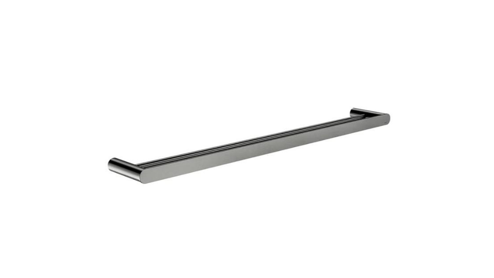 Meir Curvae 800mm Double Towel Rail - Shadow