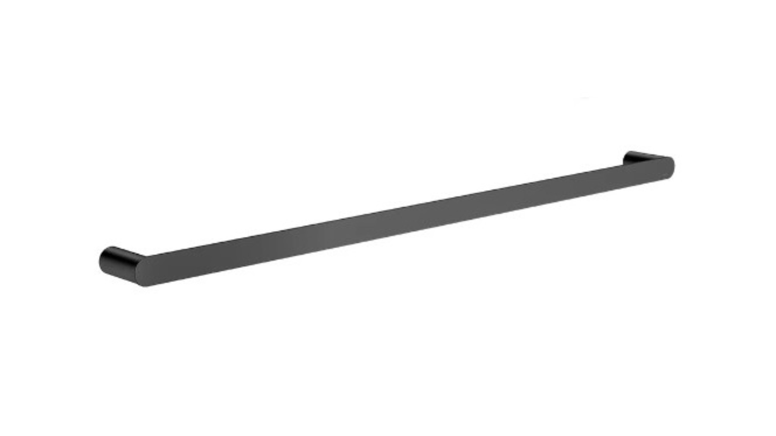 Meir Curvae 800mm Single Towel Rail - Matte Black