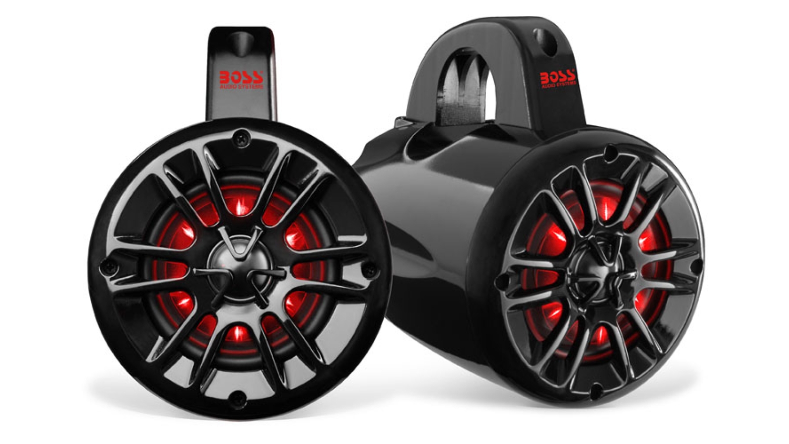 Boss Audio MRWT40RGB 2-Way 400W Marine Wake Tower RGB Speakers - 4 inches