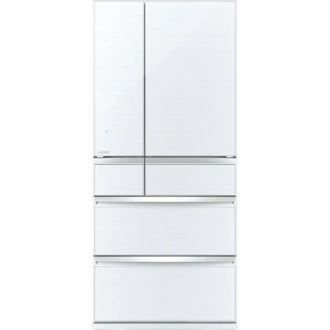 Mitsubishi Electric 700L WX Serires Multi Drawer French Door Fridge - Diamond White