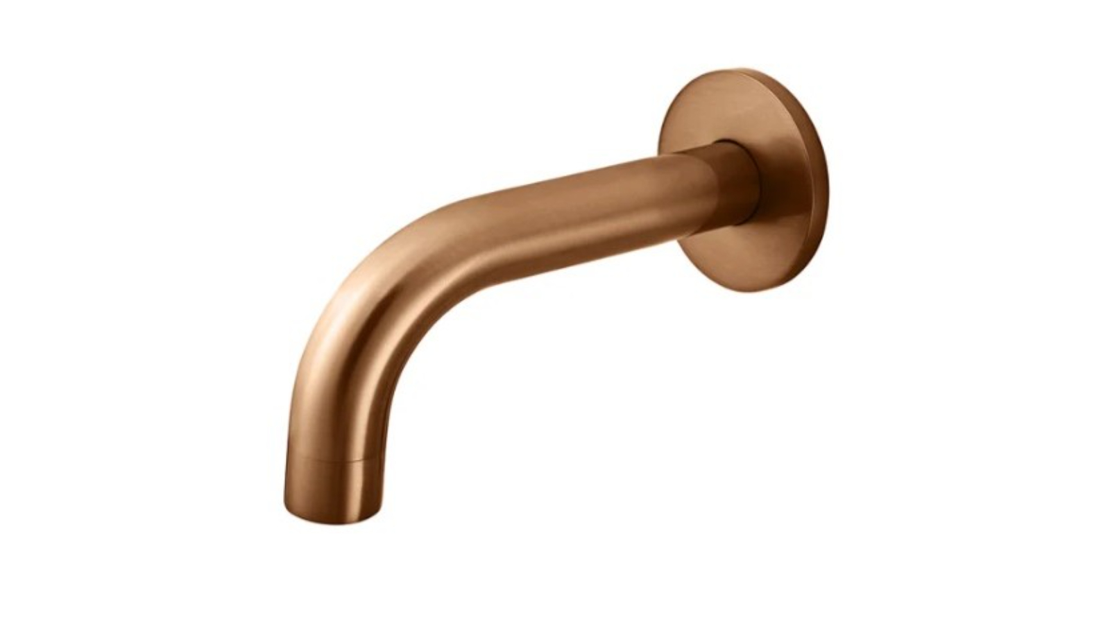 Meir Universal Round Curved Spout 130mm - Lustre Bronze