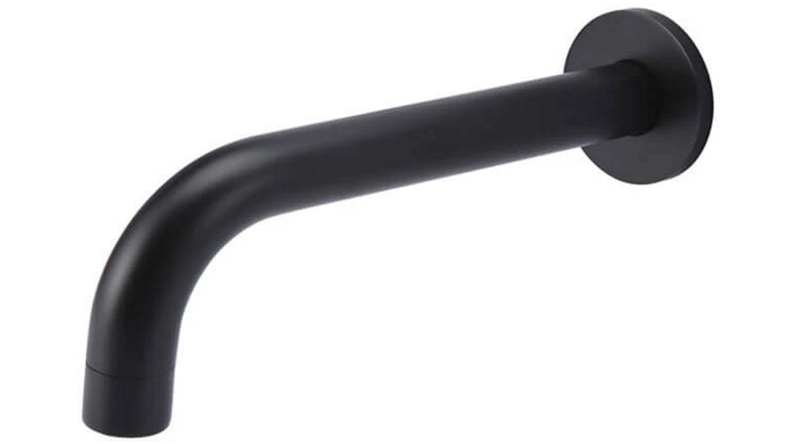 Meir Round Curved Spout - Matte Black