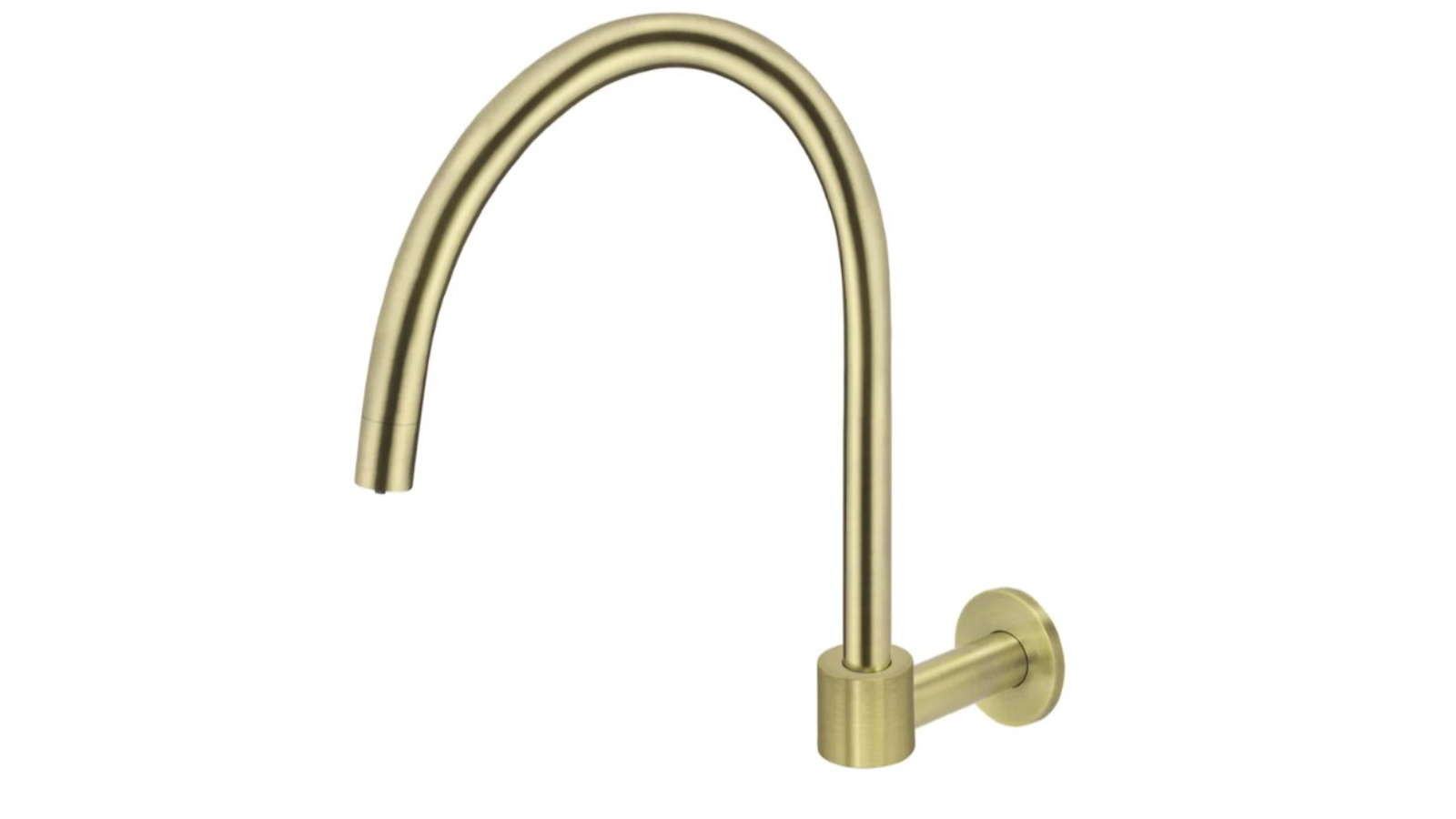Meir Round High-Rise Swivel Wall Spout - Tiger Bronze