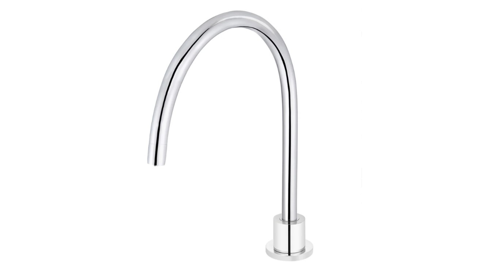 Meir Round Gooseneck High-Rise Swivel Hob Spout - Chrome