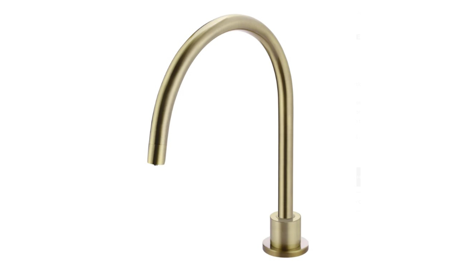 Meir Round Gooseneck High-Rise Swivel Hob Spout - Tiger Bronze