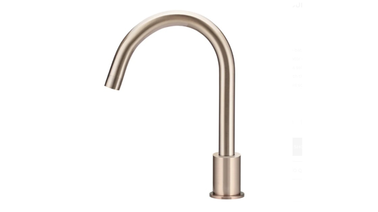 Meir Round Hob Mounted Swivel Spout - Champagne
