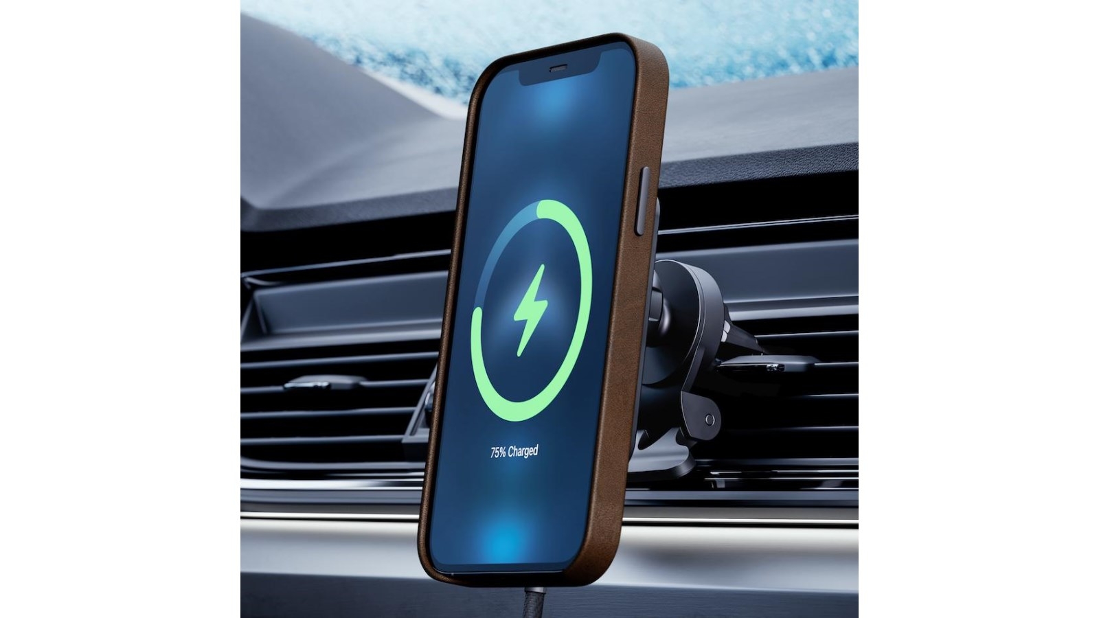 Journey MagSafe 15W Wireless Car Charger - Black