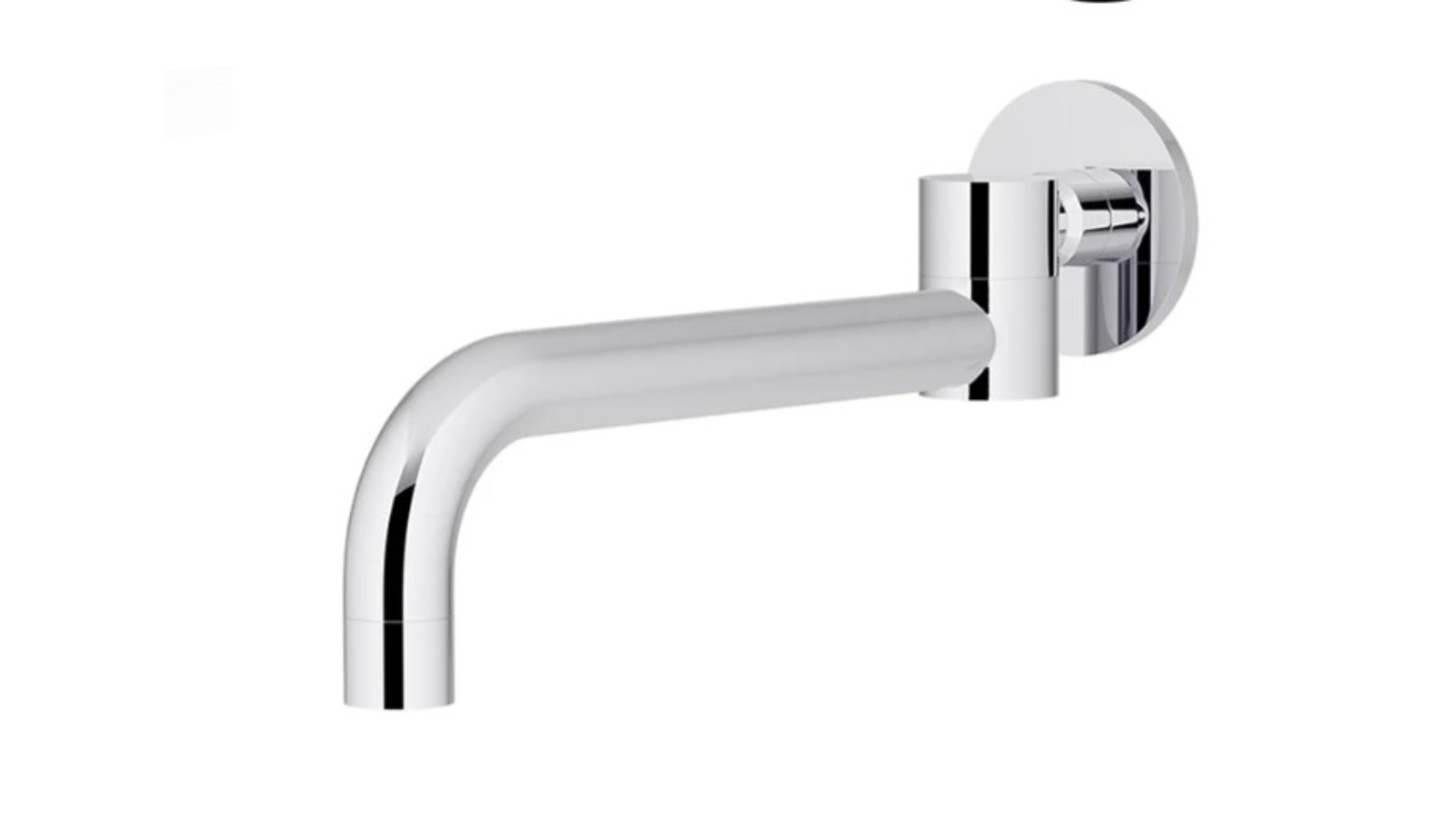 Meir Round Swivel Wall Spout - Chrome