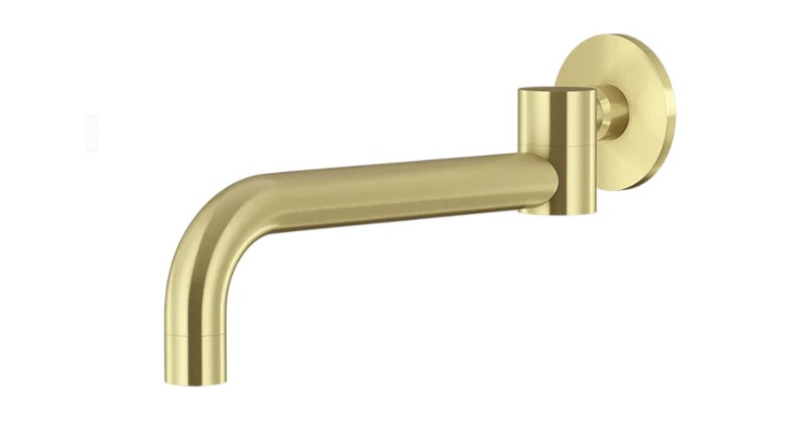 Meir Round Swivel Wall Spout - Tiger Bronze