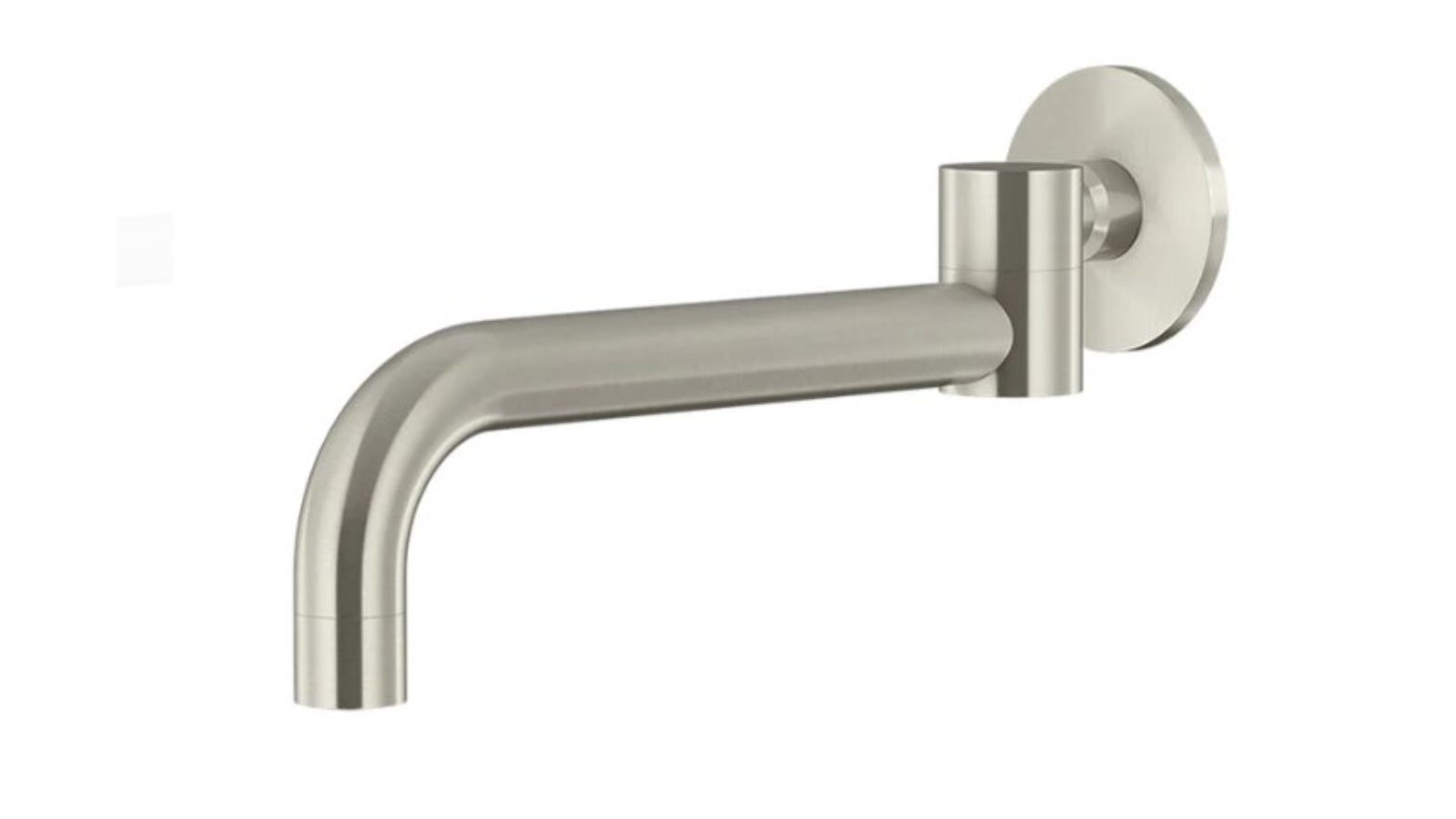 Meir Round Swivel Wall Spout - Brushed Nickel