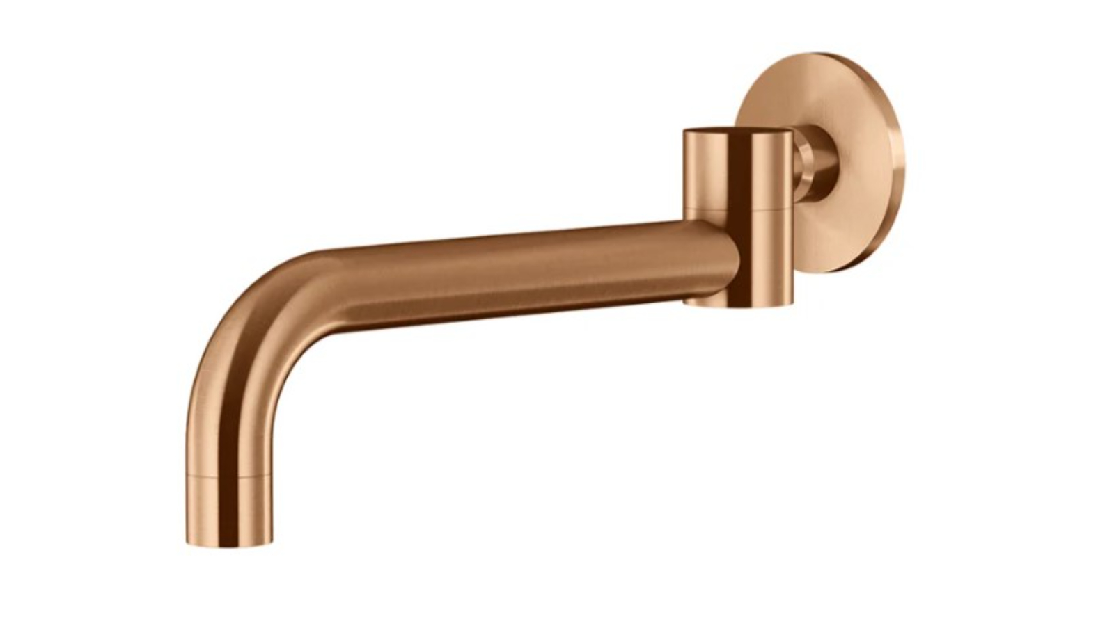 Meir Round Swivel Wall Spout - Lustre Bronze